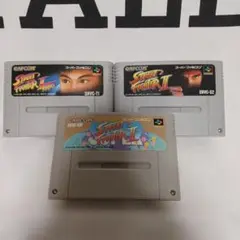 ストリートファイター2　ストファイ2 3本セットSFC　スーパーファミコン