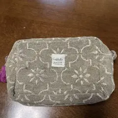 【Craft India クラフトインディア】　大ポーチ未使用品