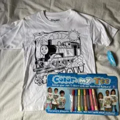 Color my Tee トーマス　塗り絵Tシャツ　ハワイ