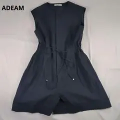 極美品 ADEAM アディアム フォクシー レース ノースリーブ ワンピース 黒 2025年最新】ADEAM レディース ひざ丈ワンピースの人気アイテム