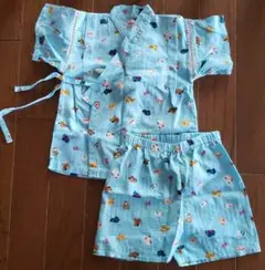 エイプ　甚平 100cm 女の子　スカート レア ネイビー 新品　タグ付き エイプ 甚平 100cm 女の子 スカート レア ネイビー 新品 タグ