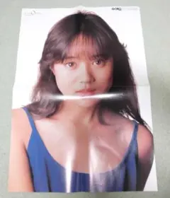 大西結花/つちやかおり GORO 6号 両面ポスター 1987年3月12日