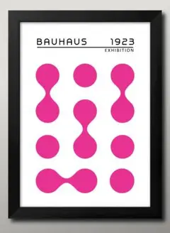 16019■ポスター アート 絵画『バウハウス　BAUHAUS』A3 マット紙