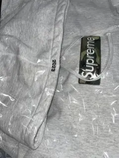 Supreme Box Logo Hooded Ash Grey" (23FW)