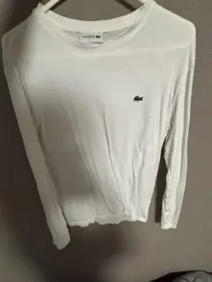 LACOSTE ホワイト 長袖カットソー