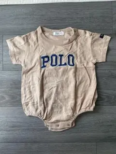 Polo Baby ポロ ベージュ ロンパース 70