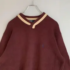 Polo Ralph Lauren ニット ロゴ 刺繍 古着