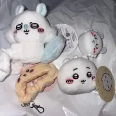 ちいかわ シュシュ、ミラー、リストバンドキーホルダー