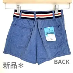 新品　タグ付き　半ズボン　デニム風ショートパンツ 120 綿