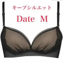 ワコール　ノンワイヤーブラ　シンクロブラ　キープシルエットブラ　Date M