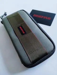新品タグ付 ブリーフィング QL ROUND WALLET L 長財布 オリーブ
