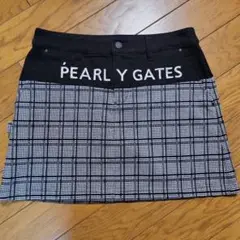 パーリーゲイツ グレンチェックスカートかい