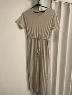 AZUL by moussy リブ ロングワンピース