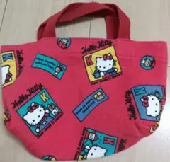 【平成レトロ】HELLOKITTY　ミニバッグ　サンリオ旧ロゴ　当時物極希少レア