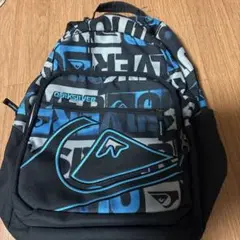 美品QUIKSILVER リュック ブラック/ブルー