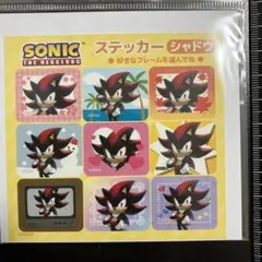 大阪関西万博限定　ソニック　シャドウ　ステッカー　シール　SEGA 2