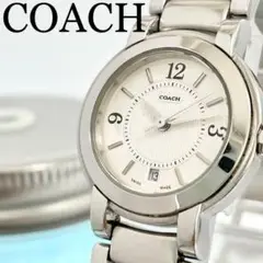 162 COACH コーチ時計 レディース腕時計 デイト ホワイト シンプル