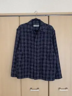 【美品】encoming ツイードシャツジャケット