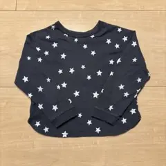 【BREEZE】星柄 長袖カットソー 120cm