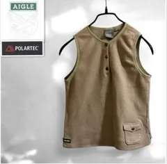 ポーラテック使用 AIGLE エーグル フリース ベスト ジレ POLARTEC