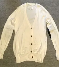 マルタンマルジェラ カーディガン 白 Martin Margiela