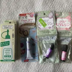 接着剤 クロバーボンド 手芸用 Clover と 　UVレジンのセット
