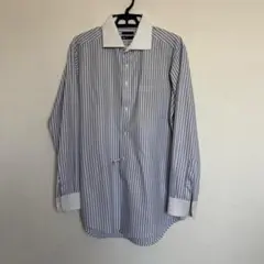 SUIT SELECT ストライプ 長袖シャツ 4S　クリーニング済　L－86
