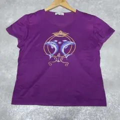 mila schon Tシャツ イルカ パープル 40サイズ