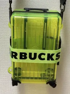 STARBUCKS スターバックス スーツケース型ショルダーバッグ（イエロー）