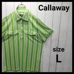 【Callaway GOLF】 Stripe Polo Shirt　D1246