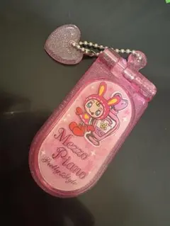 メゾピアノ 携帯用ミラー付き折りたたみホコリ取りブラシ