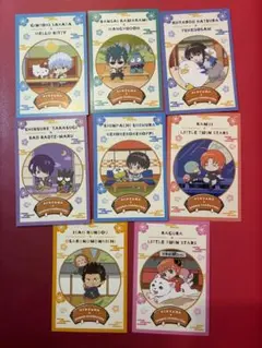 銀魂 サンリオキャラクターズ サンリオ コラボ 特典 ポストカード 8枚セット