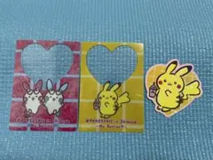 ポケジェニック 渋谷 ポケモン クリアカード ラメステッカー　3点セット