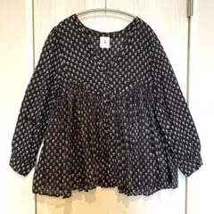 美品★maison de soil★Vネックギャザーブラウス