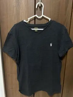 Polo Ralph Lauren ダークグレー VネックTシャツ