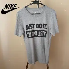 ナイキ　グレー　Tシャツ　justdoit