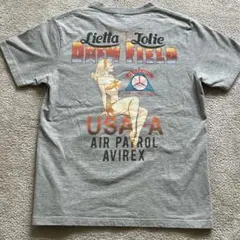AVIREX Tシャツ U.S.A.F.A. ピンナップガール　サイズ M