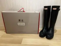 HUNTER（ハンター）　レインブーツ　ロング　長靴　箱付き