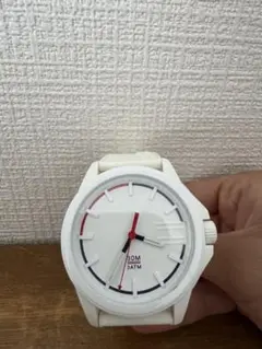 TommyHILFIGER ホワイト 腕時計 30M防水