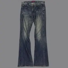 Rare 00s Japanese Label Bijou flareDenim