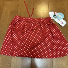 Saucony 赤 水玉スコート　テニス