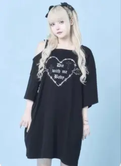 【Hauls】 えちショル♡フリルトップス ブラック