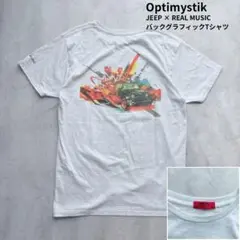【Optimystik】Jeepコラボ バックグラフィックTシャツ Lサイズ
