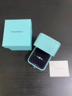 ティファニー ハーモニー PT950 0.19CT