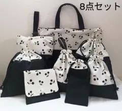 入園入学セット　さくらんぼ　モノクロ