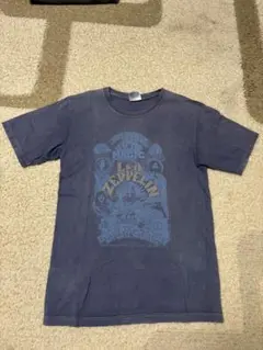 レッド・ツェッペリン Tシャツ ダークブルー