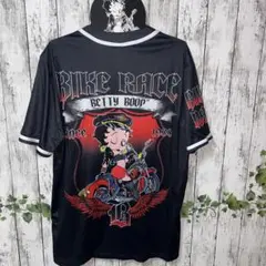 ベティちゃん半袖Tシャツ ベティブープ　トップス　ベティー　メンズ　L ボタン
