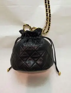 シャネル CHANEL チェーン マトラッセ ショルダー バッグ ヴィンテージ