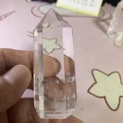 ブラジル産白い 水晶クラスター 能量六角柱　(幸運水晶原石)B11