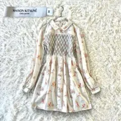 定価６万 Maison Kitsune OLY MINI SMOCK DRESS